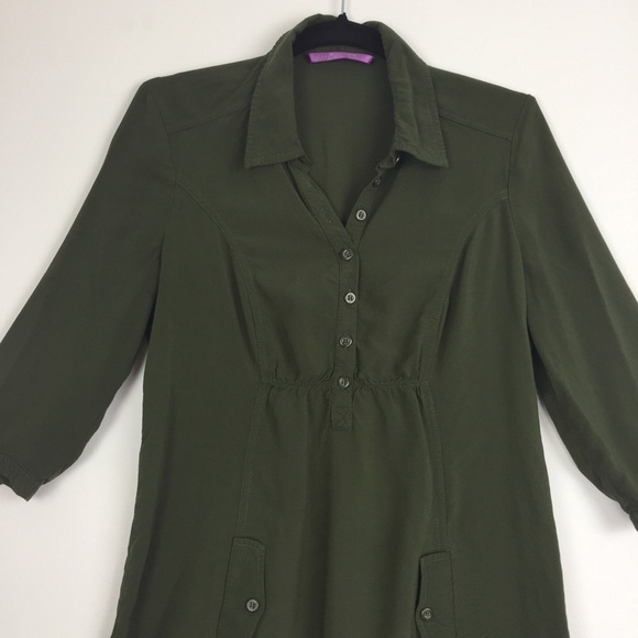 Smart Set Shirt Roll Tab Sleeves Sz Small - Picture 4 of 7